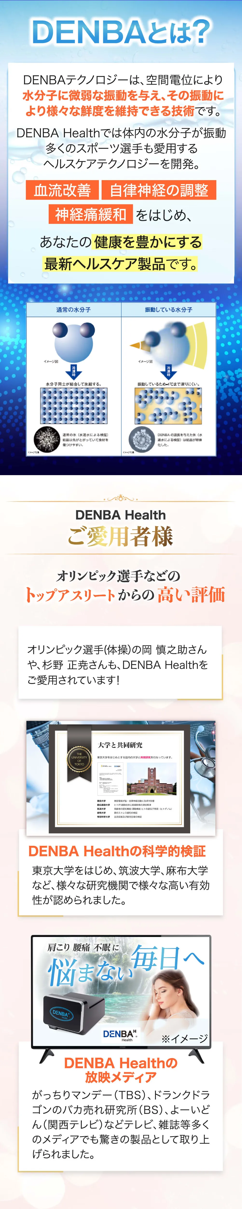 空間電位で水分子を振動させて鮮度を保つDENBAの革新的保存技術